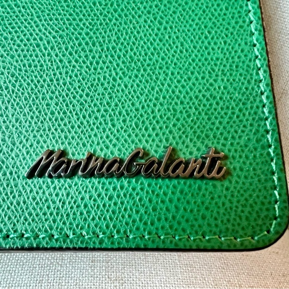 Marina Galanti Leather Horseshoe Hardware Flap Over Crossbody Bag. - Picture 4 of 11